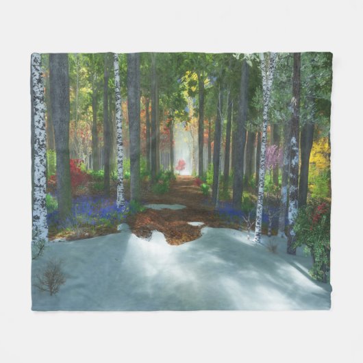 ロングデイズウォークフリースブランケット フリースブランケット (正面(横))