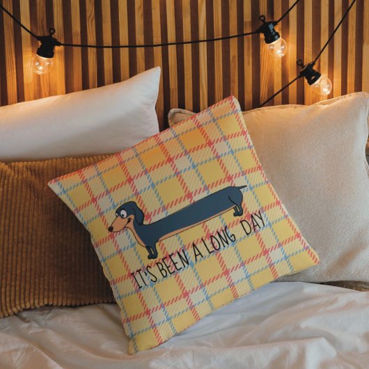 ロングデイダッシュント犬の枕 クッション