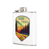 ロングトレイルのバーモント色 フラスク (左)