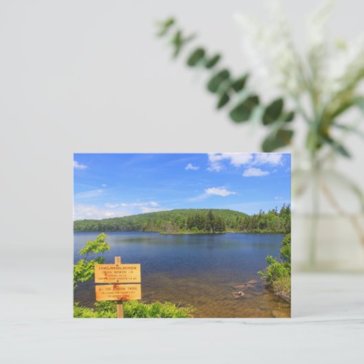 ロングトレイルバーモントのストラトン池 ポストカード (スタンド正面)