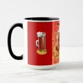 ロングドッグとルートビールの仲間コーヒーマグ マグカップ (左)