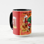 ロングドッグとルートビールの仲間コーヒーマグ マグカップ (正面左)