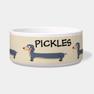 ロングドッグ – ダシュンドセラミックペットボウル ボウル