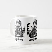 ロングドライブ コーヒーマグカップ (正面左)