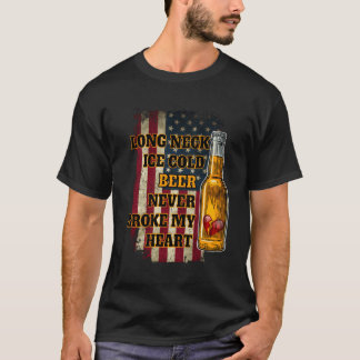 ロングネック氷コールドビール Tシャツ