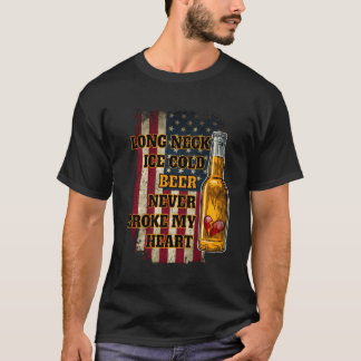 ロングネック氷コールドビール Tシャツ