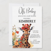 ロングネック・ジラフ 招待状 (正面)