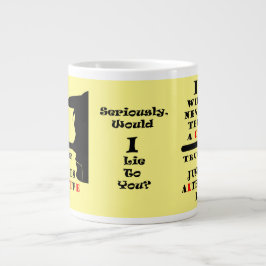 ロングノーズオルタナティブ事実は決してジャンボマグ ジャンボコーヒーマグカップ