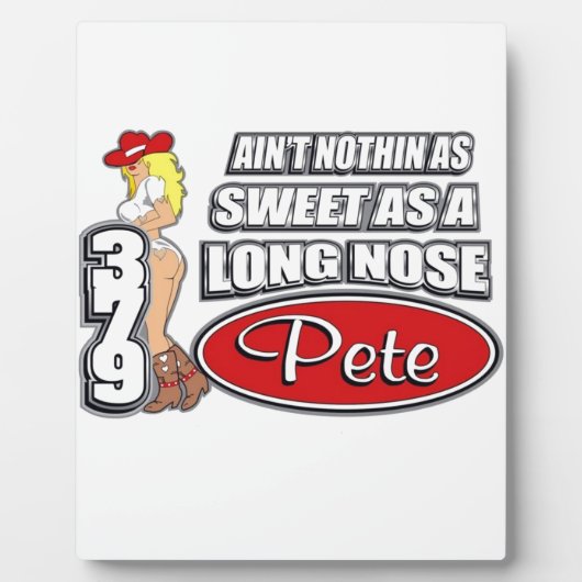 ロングノーズピート フォトプラーク (正面)