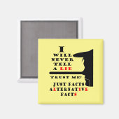 ロングノーズ代替ファクトは決してSq磁石を置かない マグネット (正面/裏面)