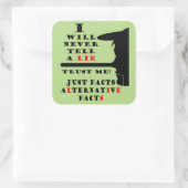 ロングノーズ代替ファクトSqステッカー スクエアシール (バッグ)