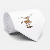 ロングハ間抜けウのキャラクター ネクタイ (ロール)