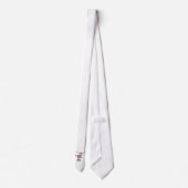 ロングハ間抜けウのキャラクター ネクタイ (裏面)