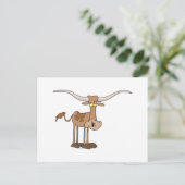 ロングハ間抜けウのキャラクター ポストカード (スタンド正面)