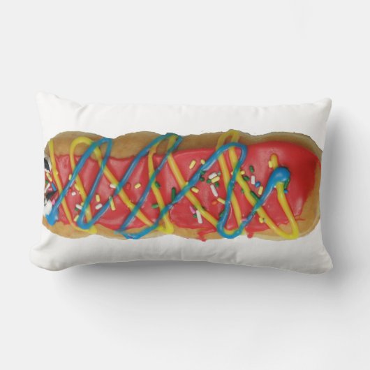 ロングビスマークドーナツスナック食品 ランバークッション (正面)