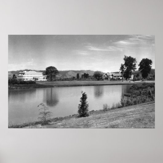 ロングビュー、WAタウンビューサカジャワ湖の写真 ポスター (正面)