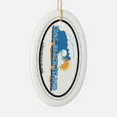 ロングビーチの島 セラミックオーナメント (右)