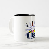 ロングビーチの島 ツートーンマグカップ (正面左)