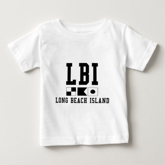 ロングビーチの島 ベビーTシャツ (正面)