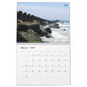 ロングビーチの島、NJ カレンダー (2月 2027)