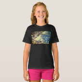 ロングビーチの海岸線 - ヴィンテージ時代 Tシャツ (正面フル)
