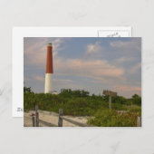 ロングビーチアイランドライトハウスニュージャージーUSA ポストカード (正面/裏面)