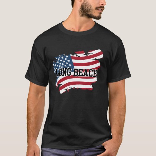 ロングビーチアメリカ Tシャツ (正面)