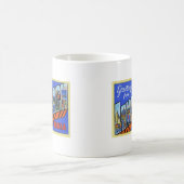 ロングビーチカリフォルニアからの挨拶 コーヒーマグカップ (中央)