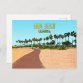 ロングビーチカリフォルニアショアライン水中競技パーク ポストカード (正面/裏面)