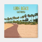 ロングビーチカリフォルニアショアライン水中競技パーク マグネット (正面)