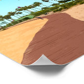 ロングビーチカリフォルニアショアライン水中競技 ポスター (角)