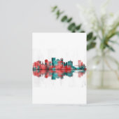 ロングビーチカリフォルニアスカイライン シーズンポストカード (スタンド正面)