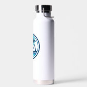 ロングビーチカリフォルニアパームツリーバード ウォーターボトル (左面)