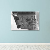 ロングビーチカリフォルニアビューオブシャロンイン キャンバスプリント (インサイチュ (ウッドフロア))