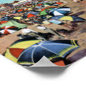 ロングビーチカリフォルニアヴィンテージ ポスター (角)