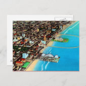 ロングビーチカリフォルニアヴィンテージ ポストカード (正面/裏面)