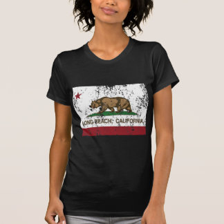 ロングビーチカリフォルニア共和国の旗のTシャツ Tシャツ
