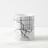 ロングビーチシティマップコーヒーマグ コーヒーマグカップ (中央)