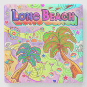 ロングビーチバケーションターゲットコースター ストーンコースター (正面)