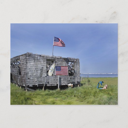 ロングビーチ島の「小屋」のポストカード ポストカード (正面)