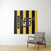 ロングビーチ州アルミストライプン タペストリー (インサイチュ(横))