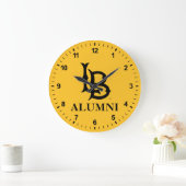 ロングビーチ州アルミニ ラージ壁時計 (ホーム)