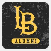 ロングビーチ州同窓生動揺して スクエアシール (正面)