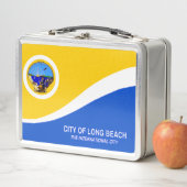 ロングビーチ市旗 メタルランチボックス (インサイチュ)