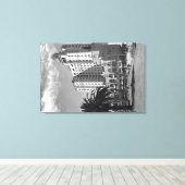 ロングビーチ，カリフォルニアウィルトンホテル写真 キャンバスプリント (インサイチュ (ウッドフロア))