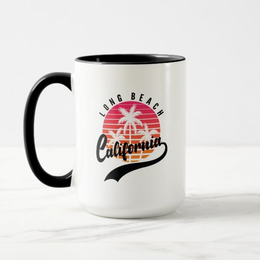 ロングビーチ、カリフォルニアマグ マグカップ (左)