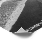 ロングビーチ、カリフォルニアレインボーピアと海 ポスター (角)