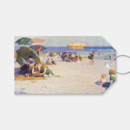 ロングビーチ(ニューヨーク州) ギフトタグ (正面(横))