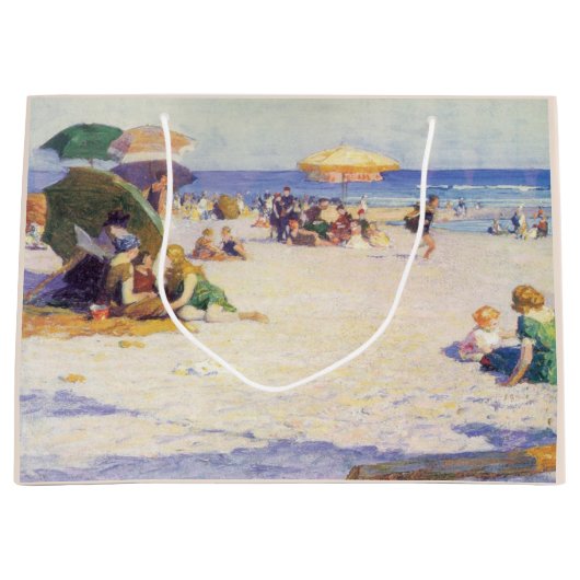 ロングビーチ(ニューヨーク州) ラージペーパーバッグ (正面)