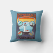 ロングビーチ、WashingtonTravel クッション (裏面)